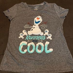 Disney Frozen Olaf RunDisney Performance Tshirt